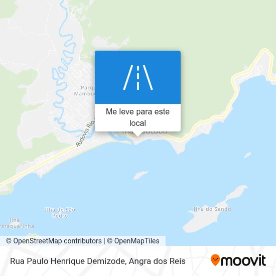 Rua Paulo Henrique Demizode mapa