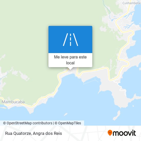 Rua Quatorze mapa