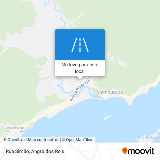 Rua Simão mapa