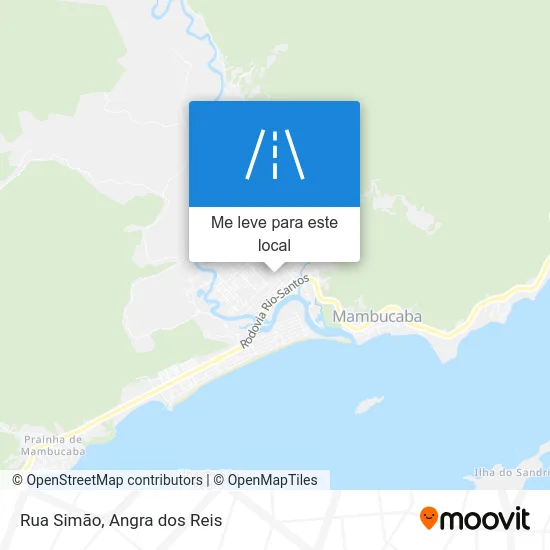 Rua Simão mapa