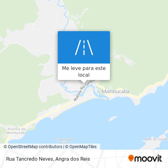 Rua Tancredo Neves mapa