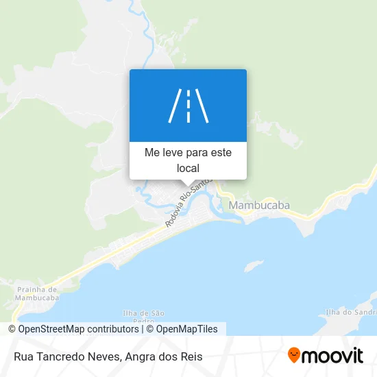 Rua Tancredo Neves mapa