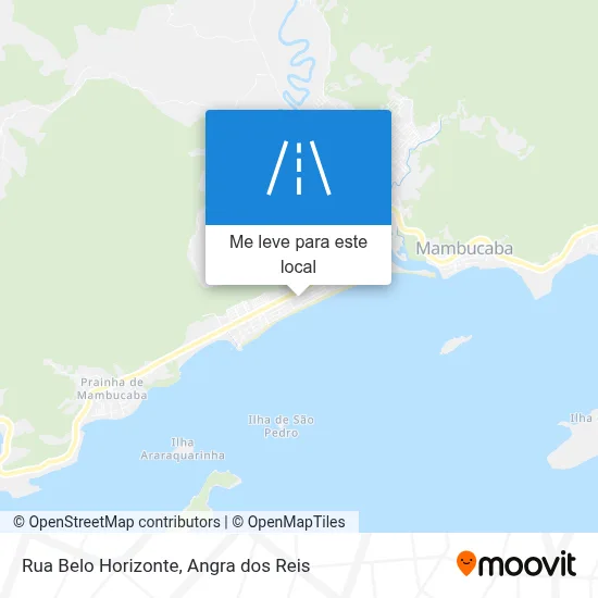 Rua Belo Horizonte mapa