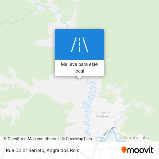 Rua Dolor Barreto mapa
