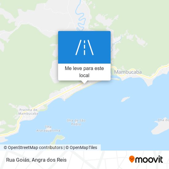 Rua Goiás mapa