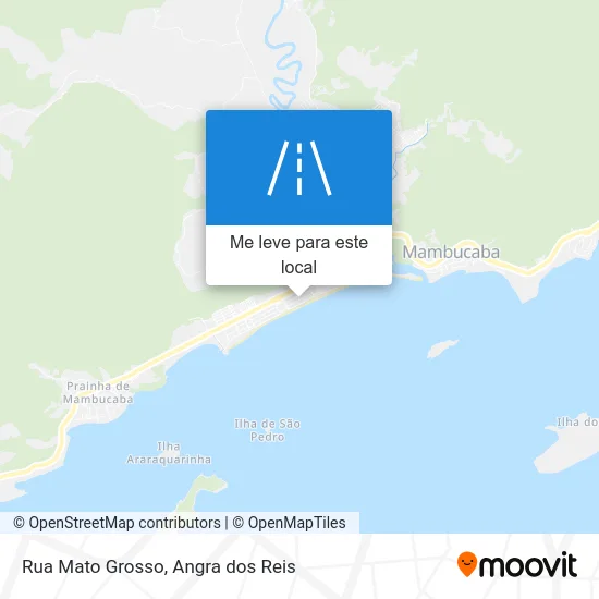 Rua Mato Grosso mapa