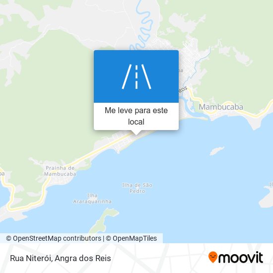 Rua Niterói mapa