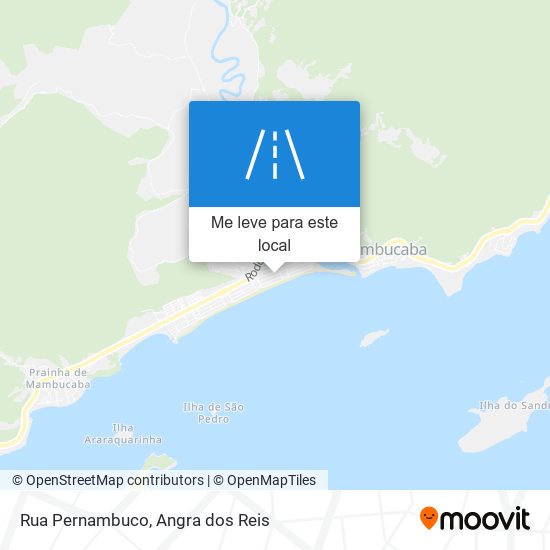 Rua Pernambuco mapa
