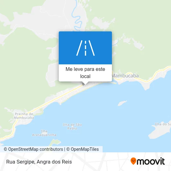Rua Sergipe mapa