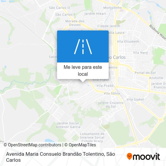 Avenida Maria Consuelo Brandão Tolentino mapa