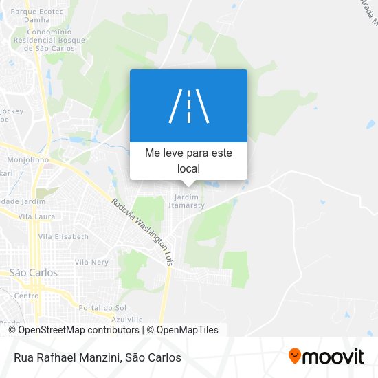 Rua Rafhael Manzini mapa