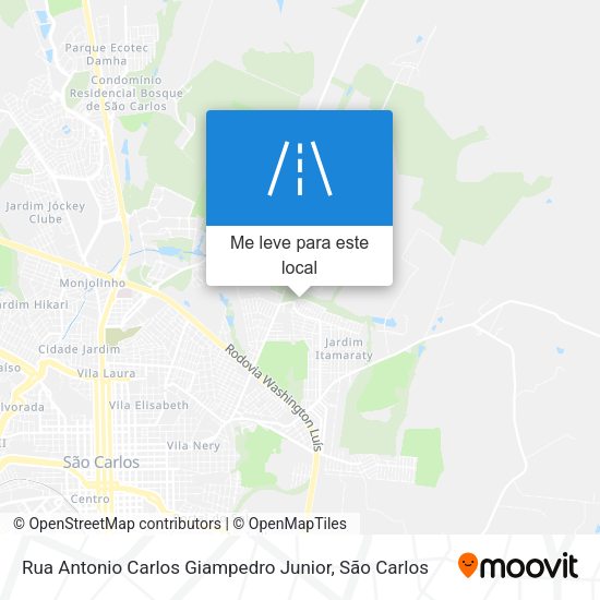 Rua Antonio Carlos Giampedro Junior mapa