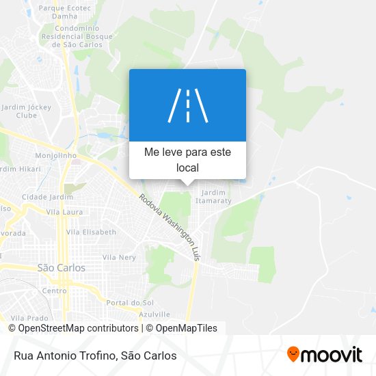 Rua Antonio Trofino mapa