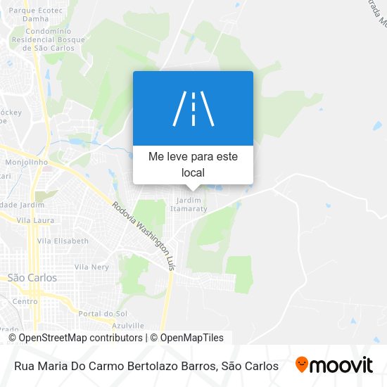 Rua Maria Do Carmo Bertolazo Barros mapa