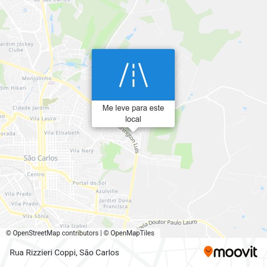 Rua Rizzieri Coppi mapa