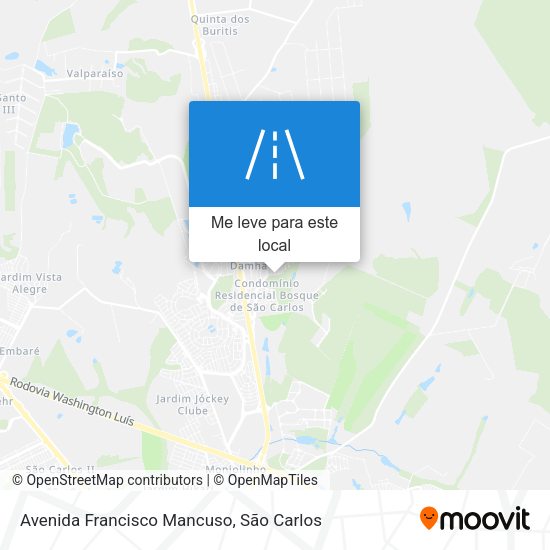 Avenida Francisco Mancuso mapa