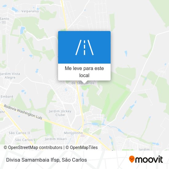 Divisa Samambaia Ifsp mapa