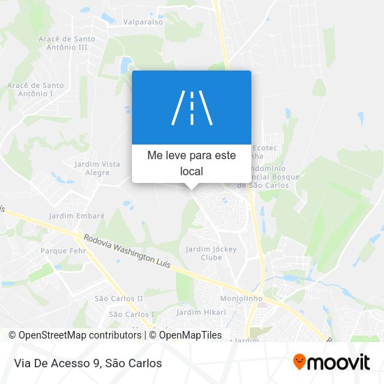 Via De Acesso 9 mapa