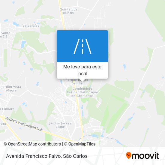 Avenida Francisco Falvo mapa