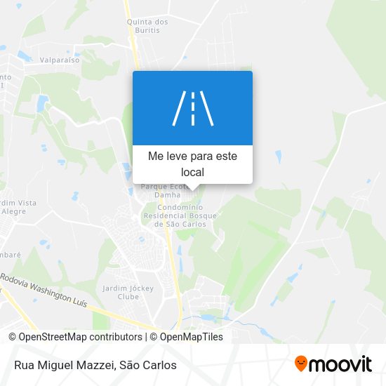 Rua Miguel Mazzei mapa