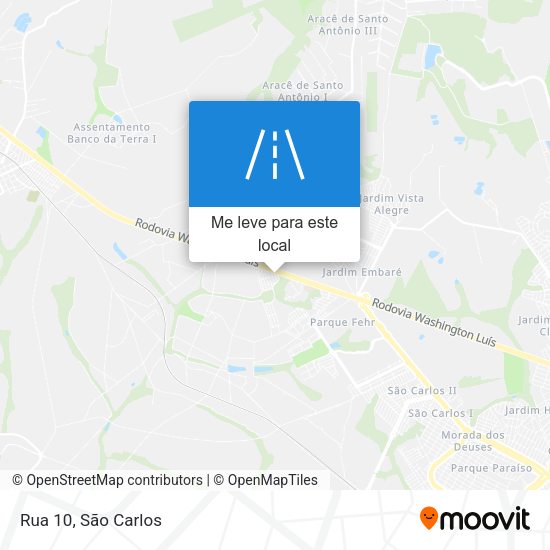Rua 10 mapa