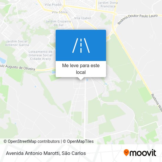 Avenida Antonio Marotti mapa