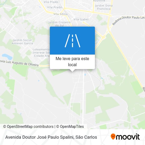 Avenida Doutor José Paulo Spalini mapa