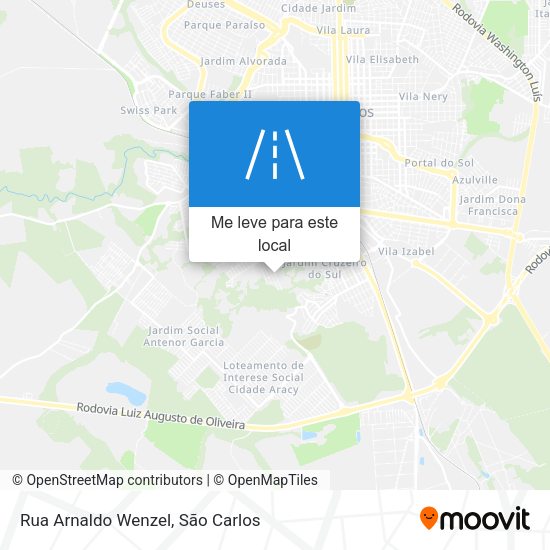 Rua Arnaldo Wenzel mapa