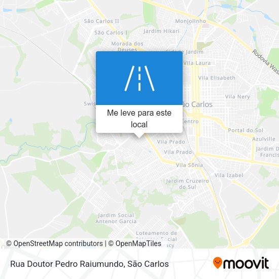 Rua Doutor Pedro Raiumundo mapa