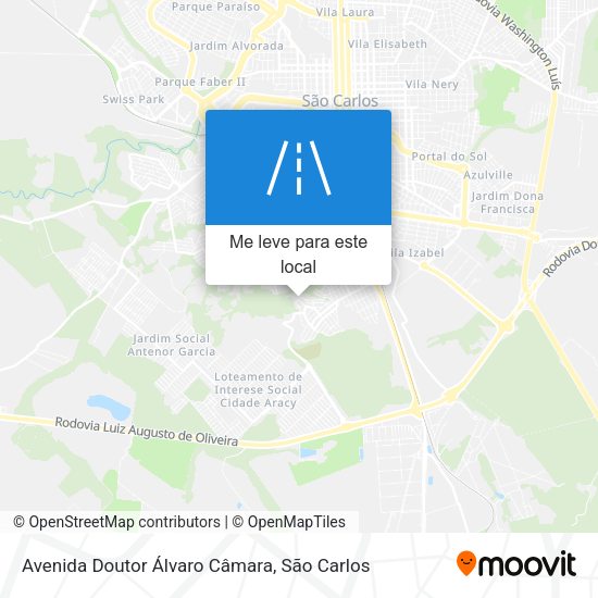 Avenida Doutor Álvaro Câmara mapa