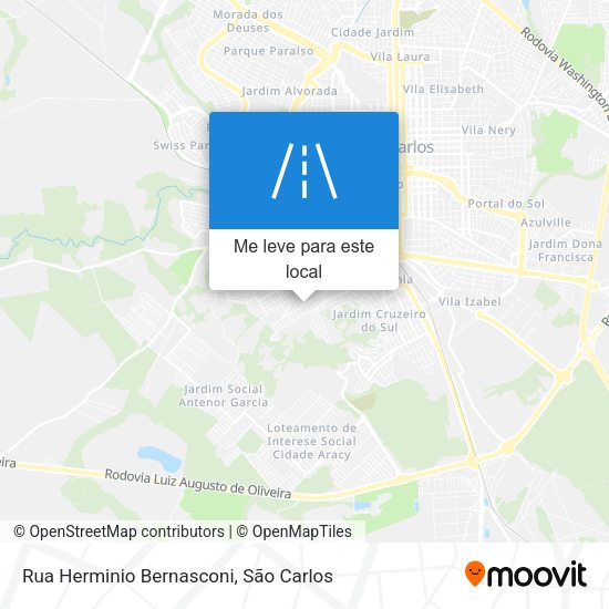 Rua Herminio Bernasconi mapa
