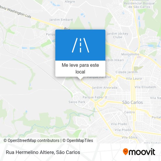 Rua Hermelino Altiere mapa