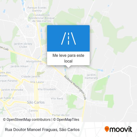 Rua Doutor Manoel Fraguas mapa