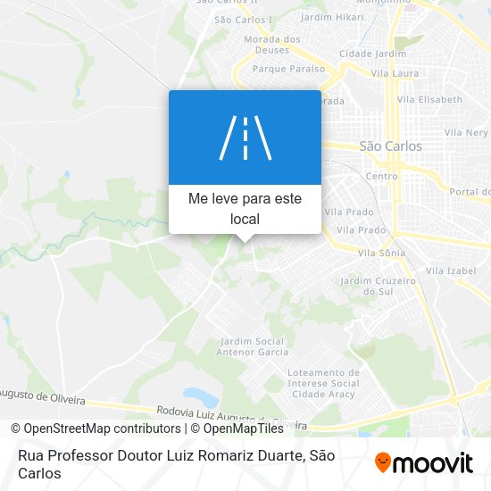 Rua Professor Doutor Luiz Romariz Duarte mapa