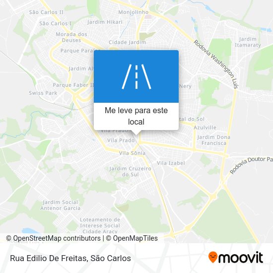 Rua Edilio De Freitas mapa