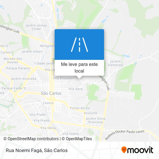 Rua Noemi Fagá mapa