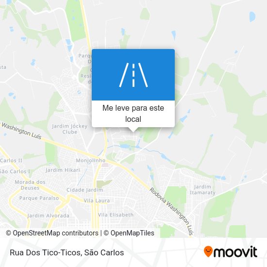 Rua Dos Tico-Ticos mapa