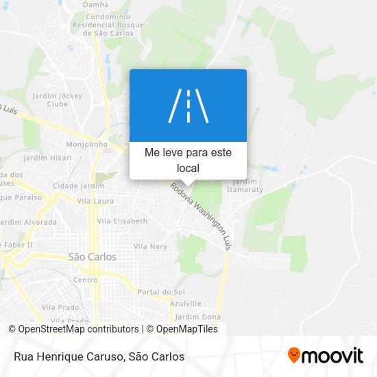 Rua Henrique Caruso mapa