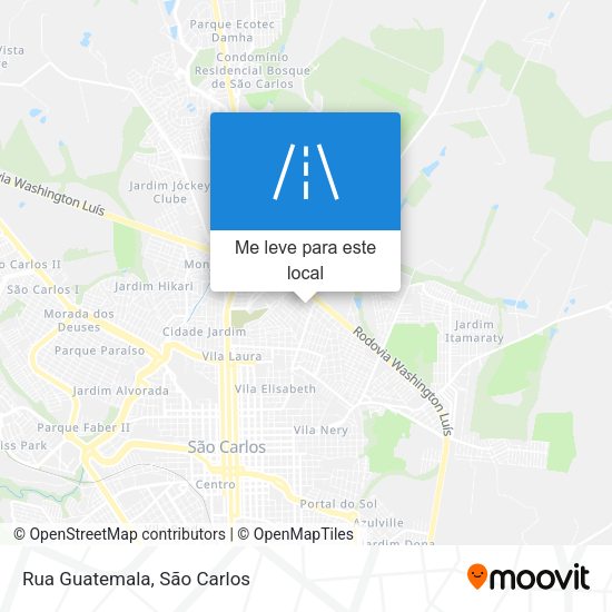 Rua Guatemala mapa