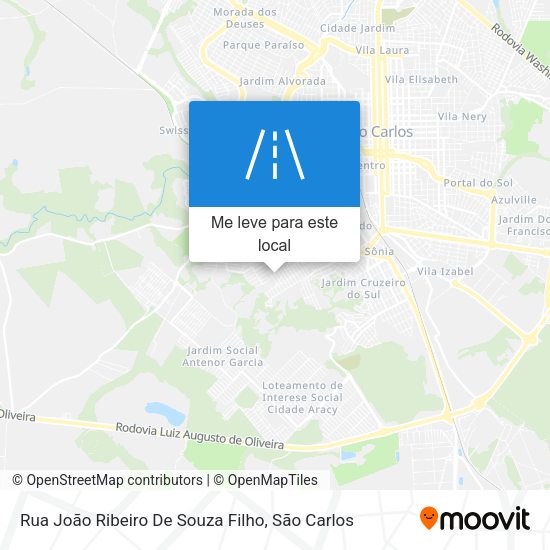 Rua João Ribeiro De Souza Filho mapa