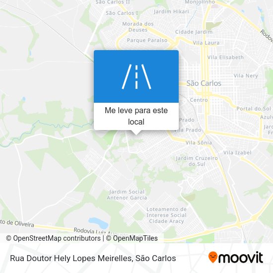 Rua Doutor Hely Lopes Meirelles mapa