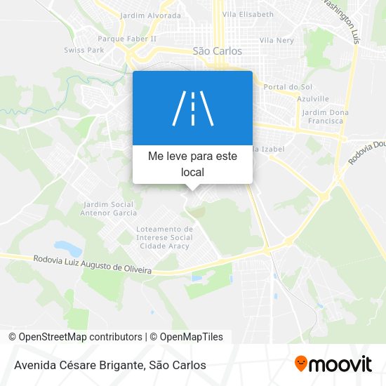 Avenida Césare Brigante mapa