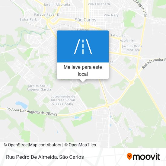 Rua Pedro De Almeida mapa