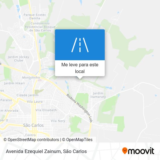 Avenida Ezequiel Zainum mapa