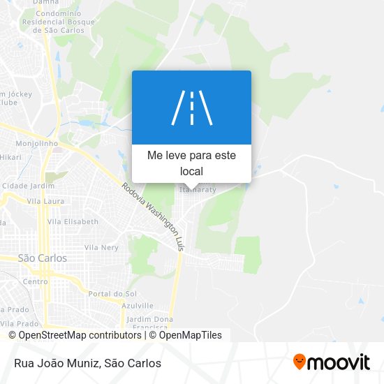 Rua João Muniz mapa