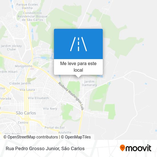 Rua Pedro Grosso Junior mapa