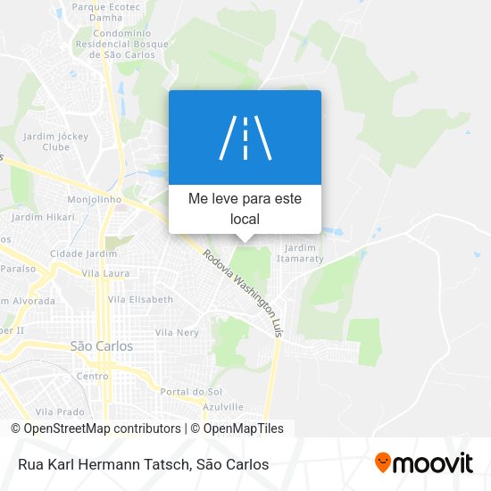 Rua Karl Hermann Tatsch mapa