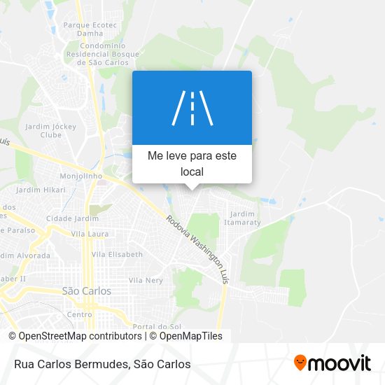 Rua Carlos Bermudes mapa