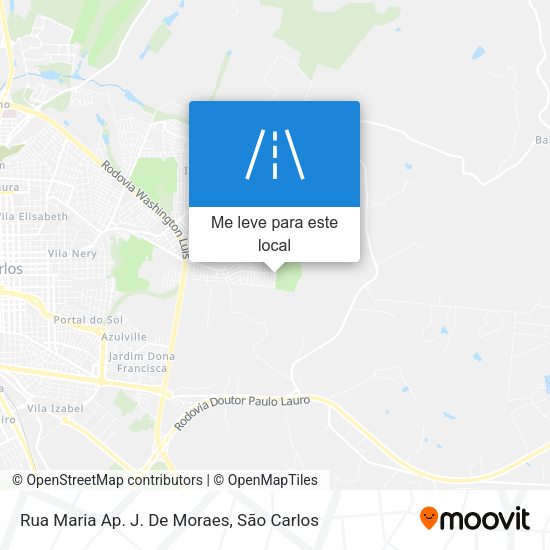 Rua Maria Ap. J. De Moraes mapa