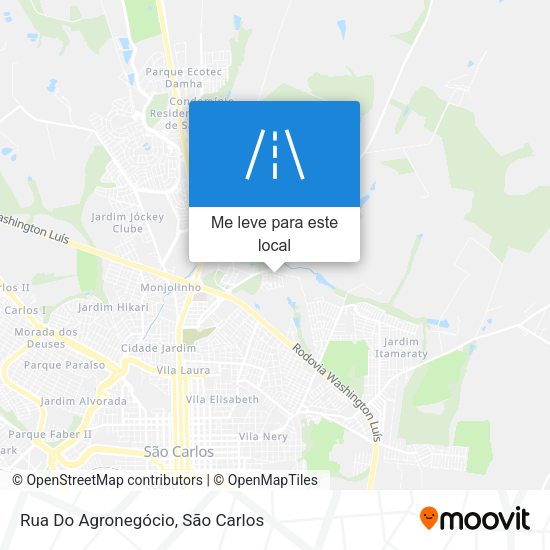 Rua Do Agronegócio mapa